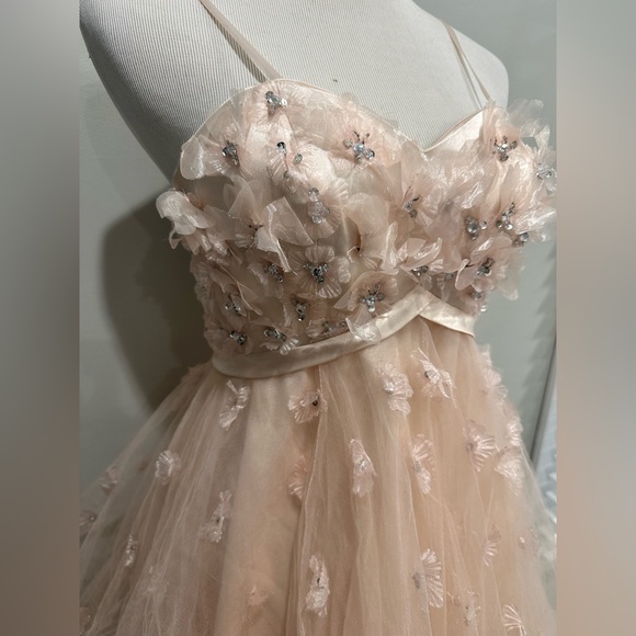 Bee Darlin Chiffon Tutu Cocktail Evening Party Homecoming - Picture 3 of 5